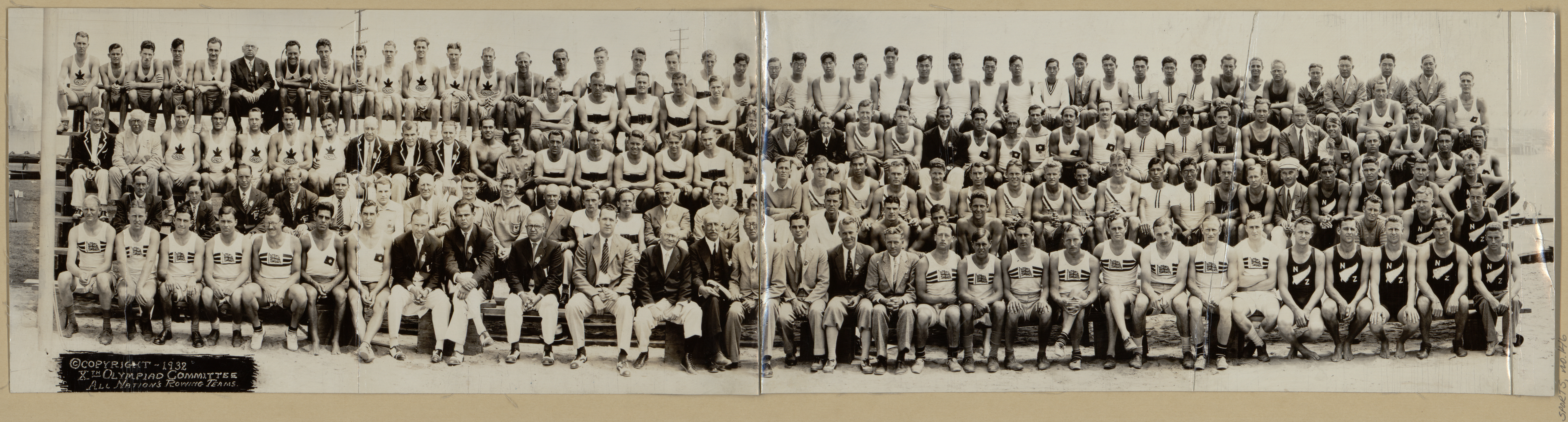 1932 Summer Olympics rowing team photo