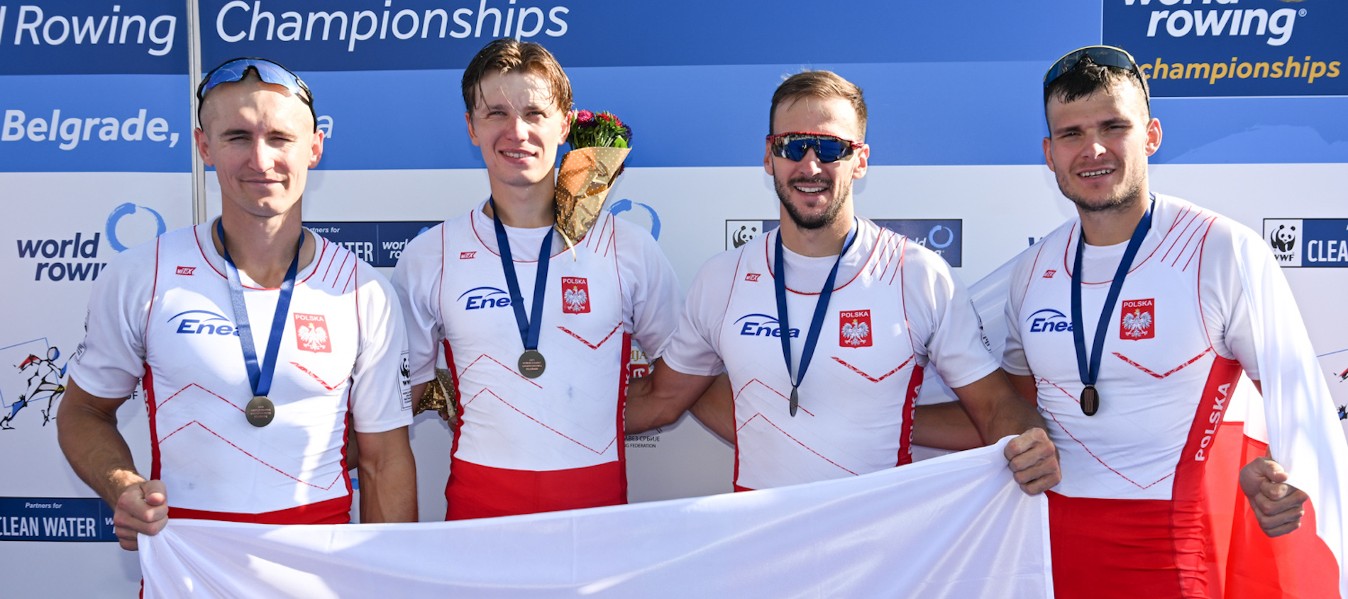 Mistrzostwa świata w Belgradzie: brązowy medal czwórki podwójnej mężczyzn 